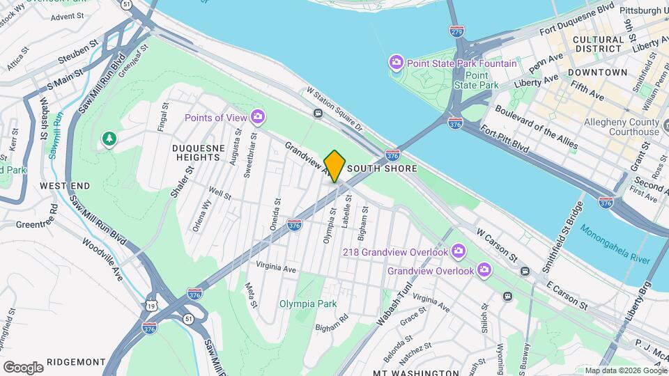 114 Olympia St, Unit 1 Map and Location Details