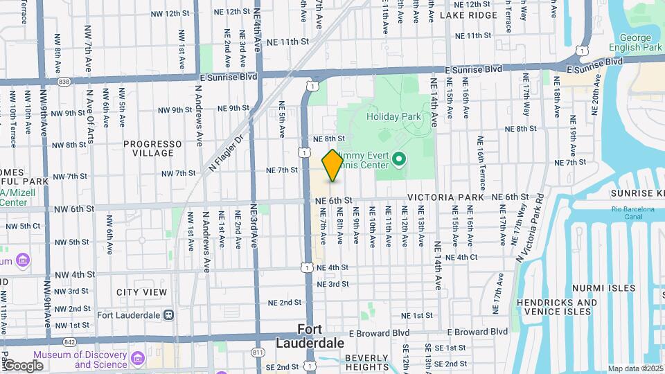 620 NE 7th Ave Map and Location Details