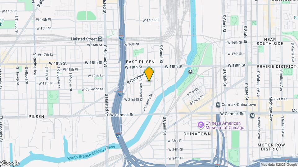 544 W Cullerton St Map and Location Details