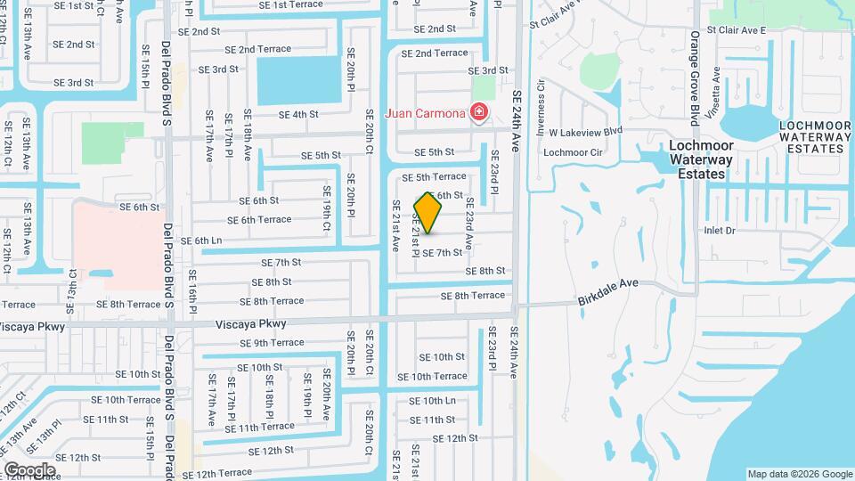 2122 SE 6th Ln Mapa y Detalles de la Ubicación