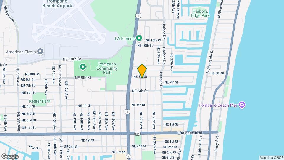 708 NE 23rd Ave Map and Location Details