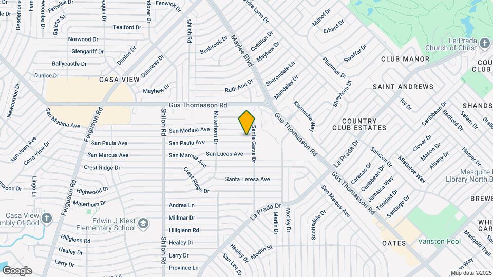 3227 San Paula Ave Map and Location Details