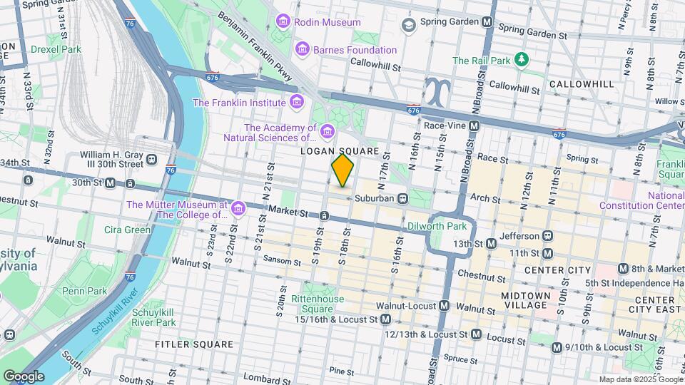 1815 John F Kennedy Blvd, Unit 0B-525 Map and Location Details