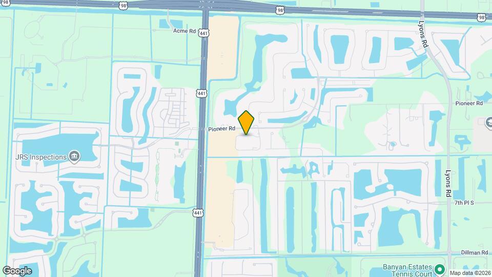 1431 Pioneer Way Map and Location Details