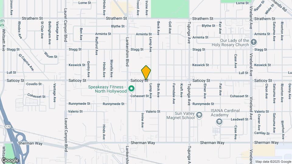 7560 Irvine Ave Map and Location Details