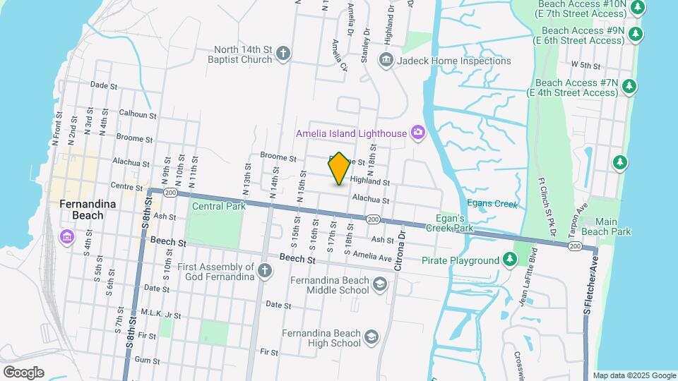 1627 Alachua St Map and Location Details