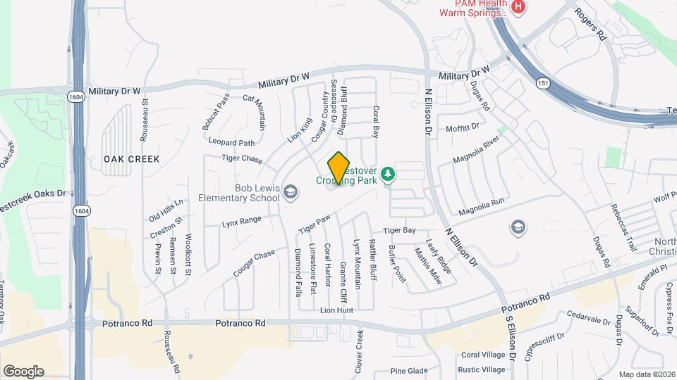 10430 Tiger Field Map and Location Details