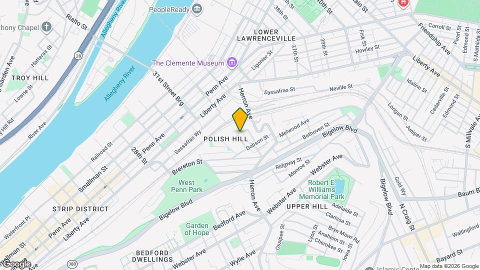 3200 Downing St Map and Location Details