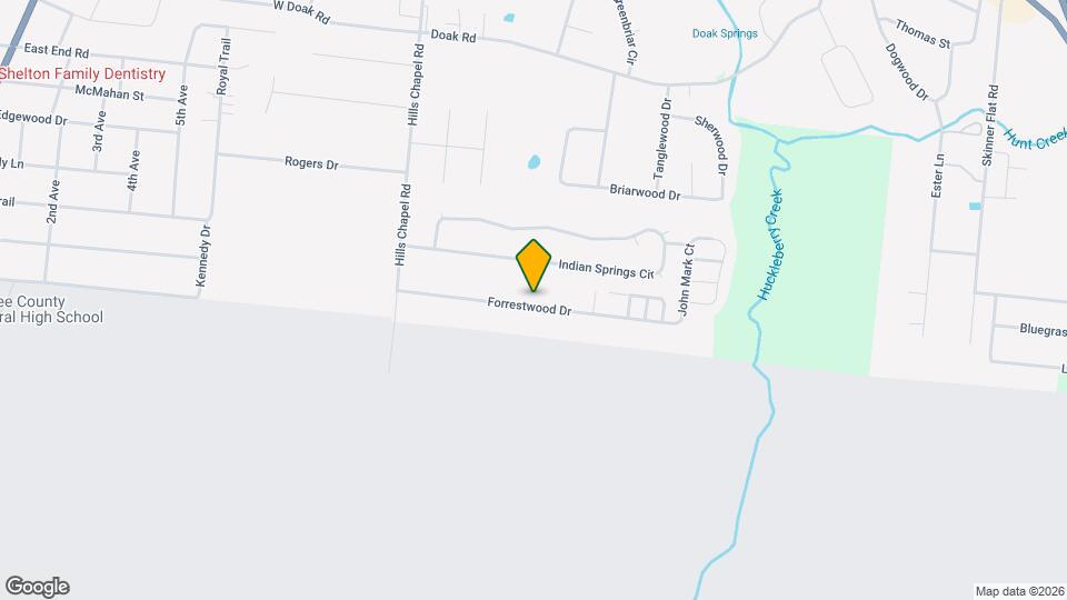 287 Forrestwood Dr Map and Location Details