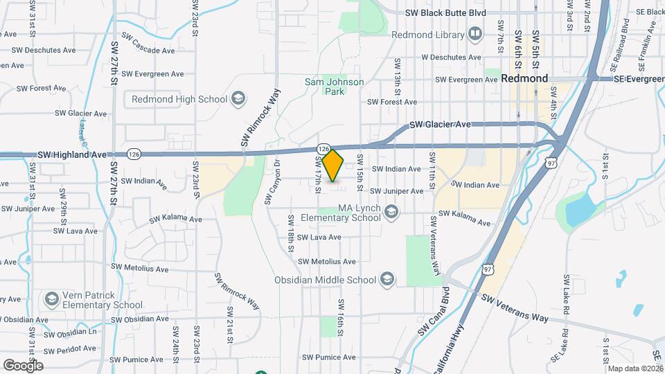 1640 SW Juniper Ave Map and Location Details