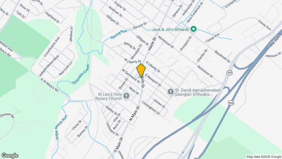 771 Hazle St Map and Location Details