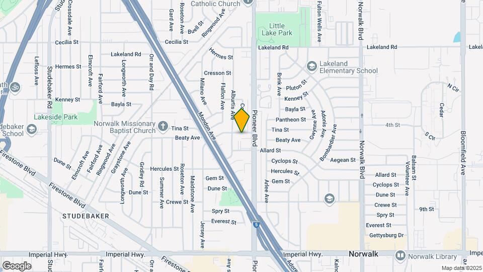 11026 Imperial Hwy Map and Location Details