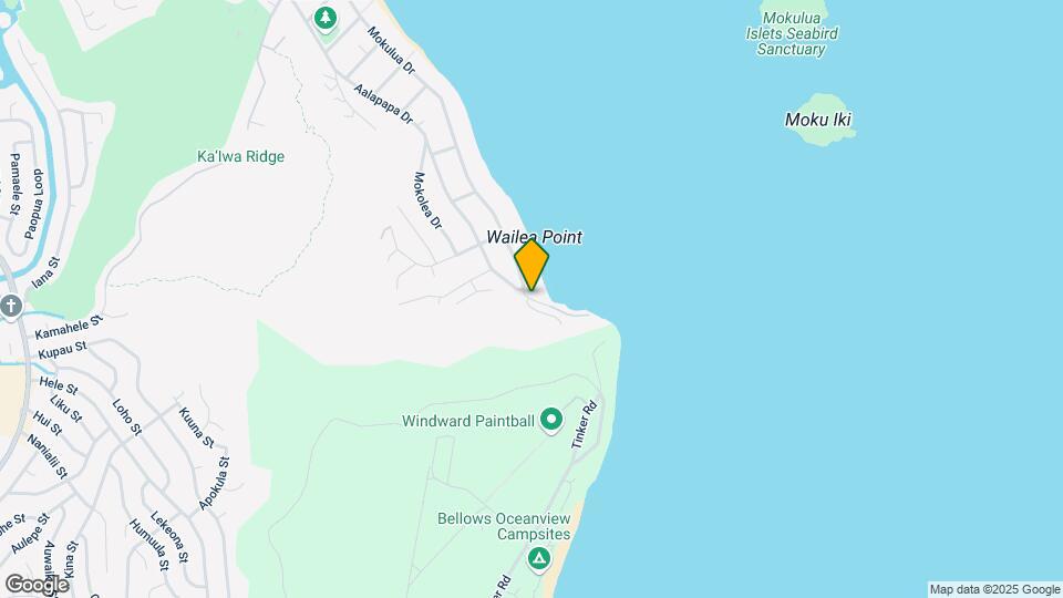 1607 Mokulua Dr Map and Location Details