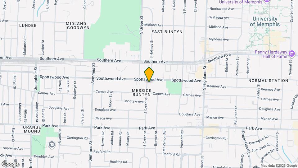 696 S Greer St Map and Location Details