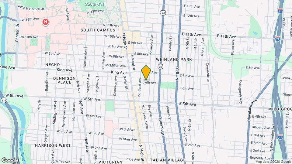 72 E 6th Ave Mapa y Detalles de la Ubicación