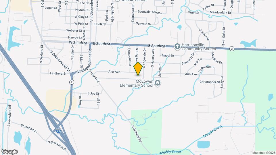 1000 Oakwood St Map and Location Details