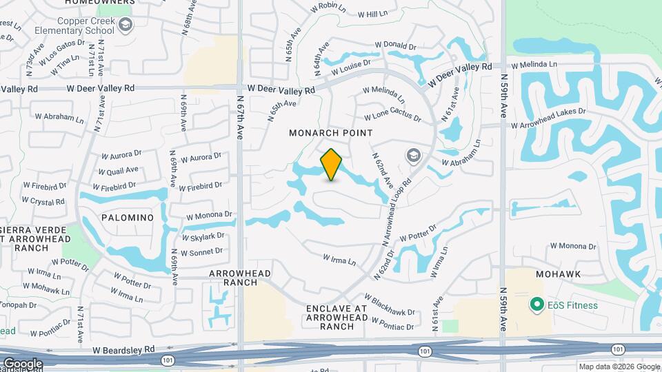 6288 W Rose Garden Ln Map and Location Details