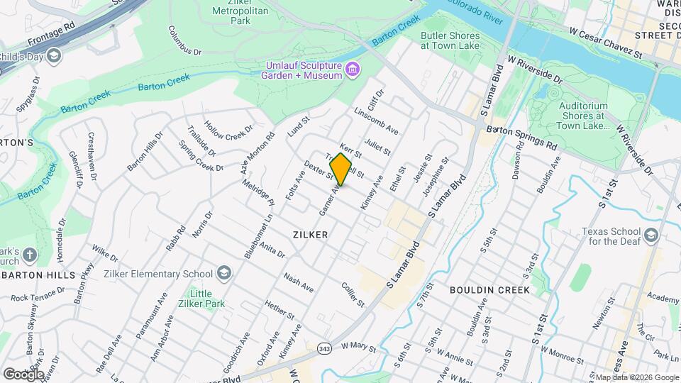 1107 Garner Ave Map and Location Details