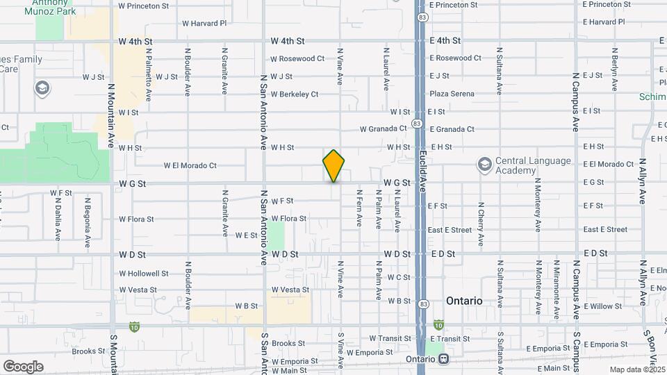 515 W G St Map and Location Details