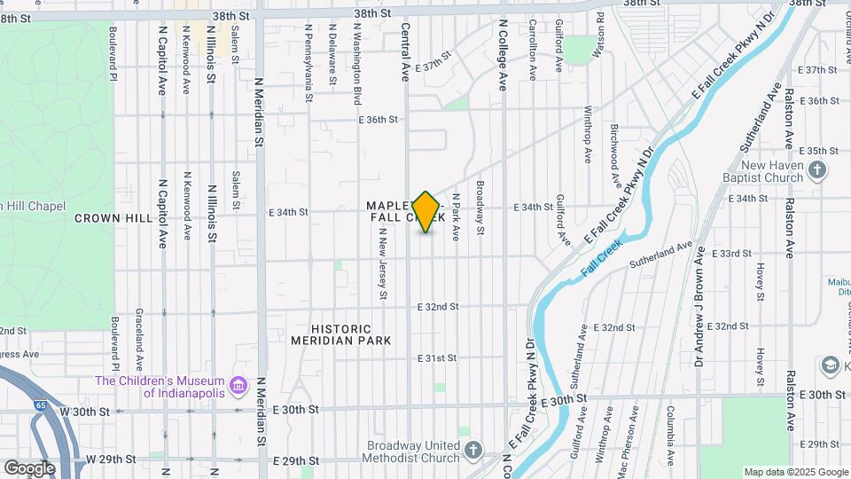 3326 Ruckle St, Unit Rear Apartment Mapa y Detalles de la Ubicación