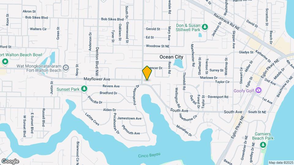 931 Pocahontas Dr Map and Location Details