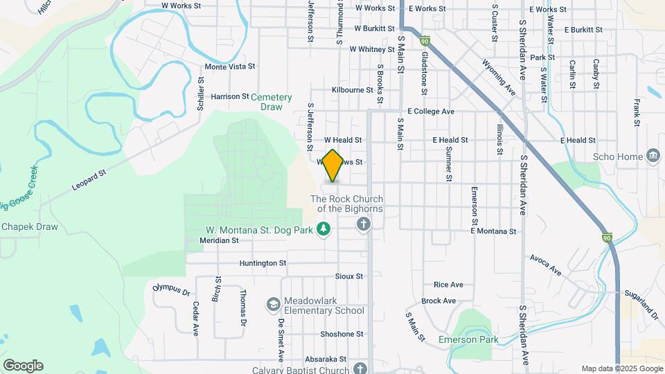 906 S Thurmond St Map and Location Details