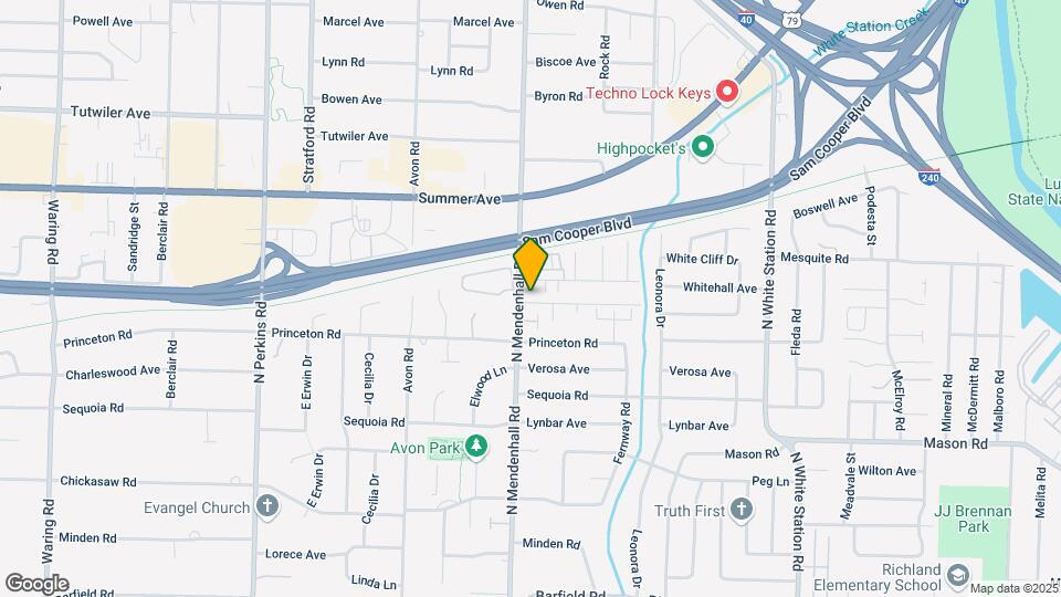 526 N Mendenhall Rd Map and Location Details