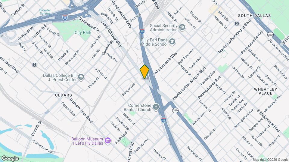 2017 Al Lipscomb Way Map and Location Details