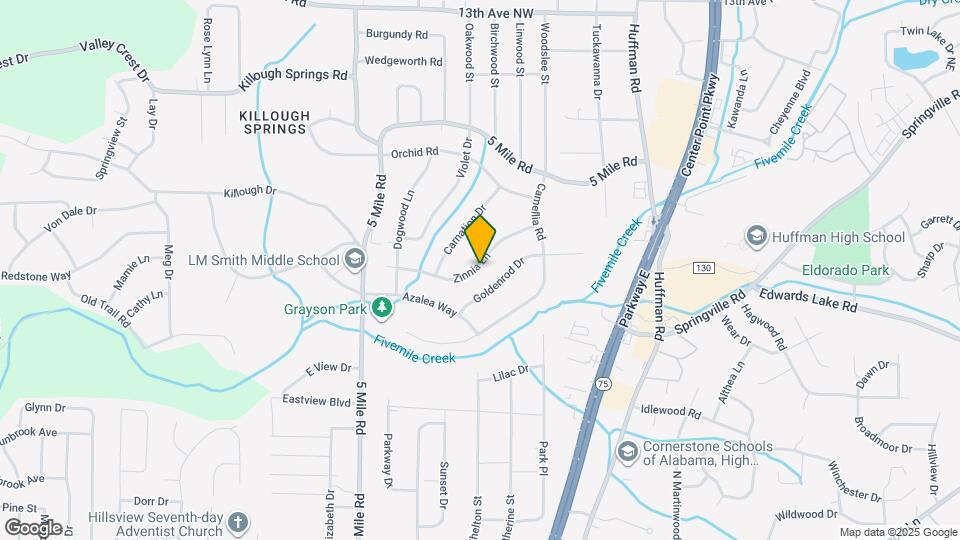 533 Zinnia Ln Map and Location Details