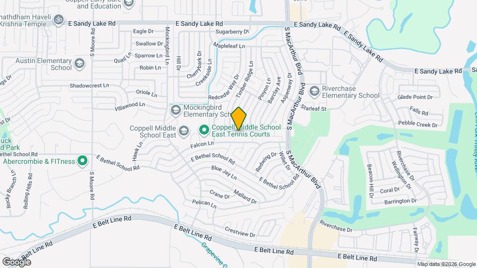 933 Tupelo Dr Map and Location Details