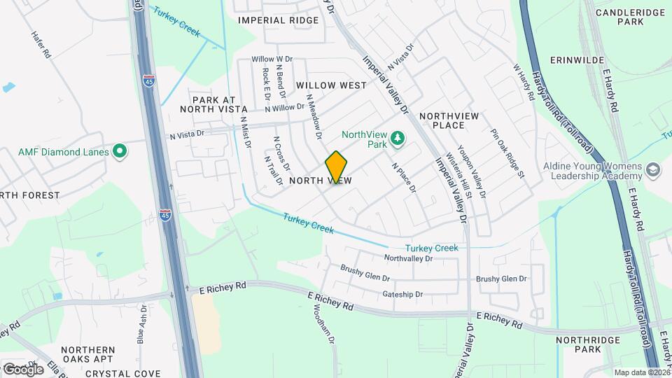 614 Northaire Dr Map and Location Details