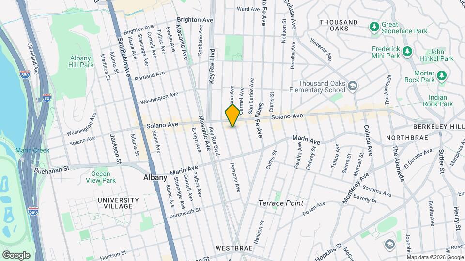 918 Ramona Ave, Unit 1A Mapa y Detalles de la Ubicación