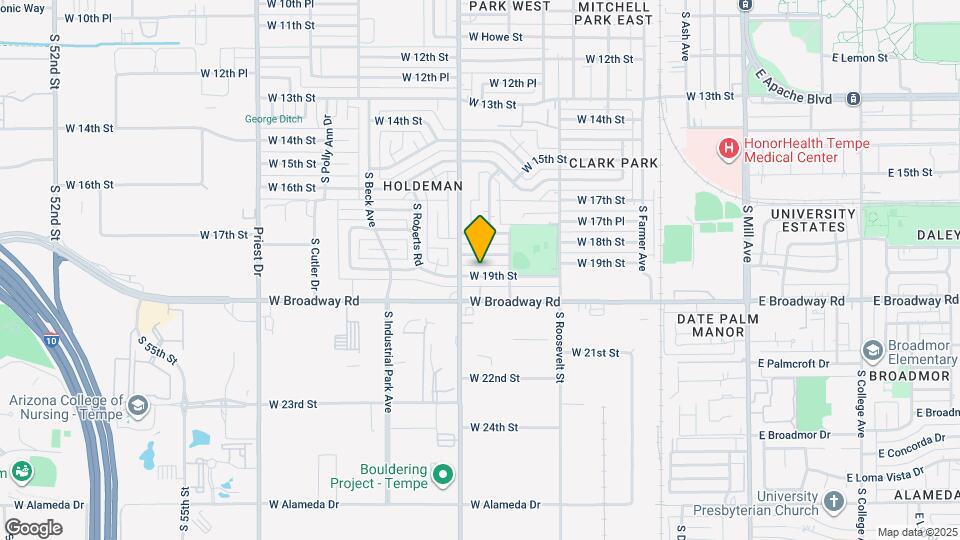 808 W 19th St Map and Location Details