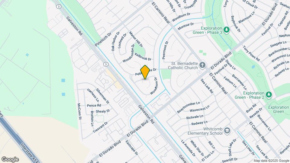 15407 Woodcote Ct Map and Location Details