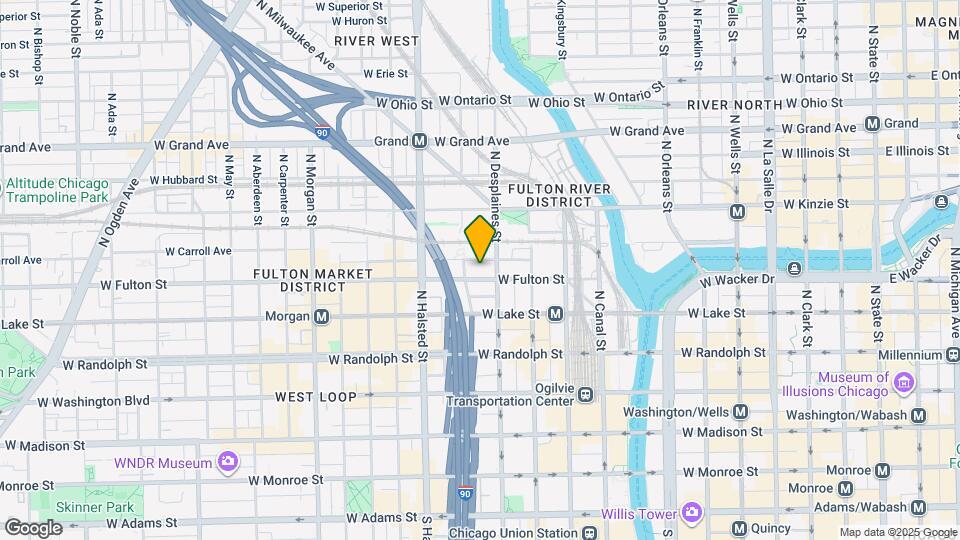 660 W Fulton St Map and Location Details