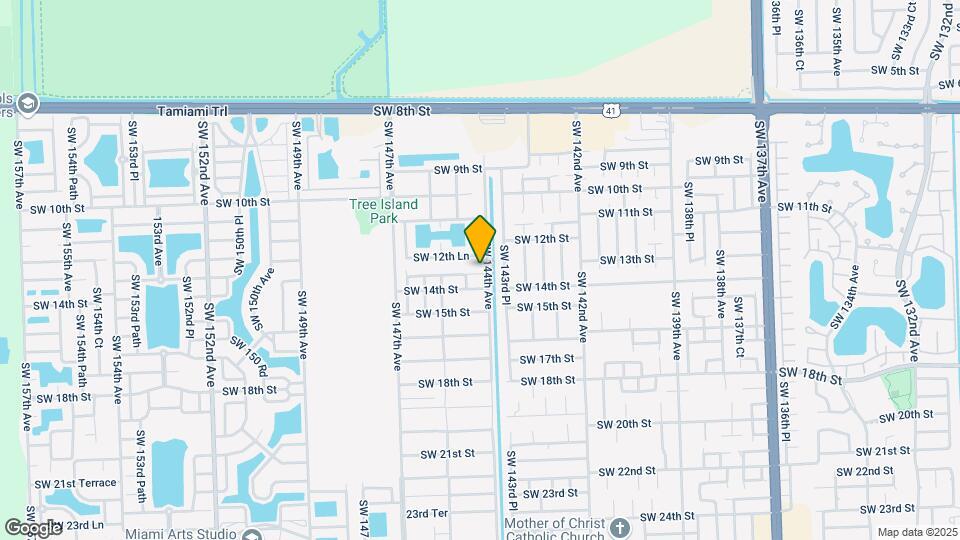 14415 SW 13th Terrace Map and Location Details