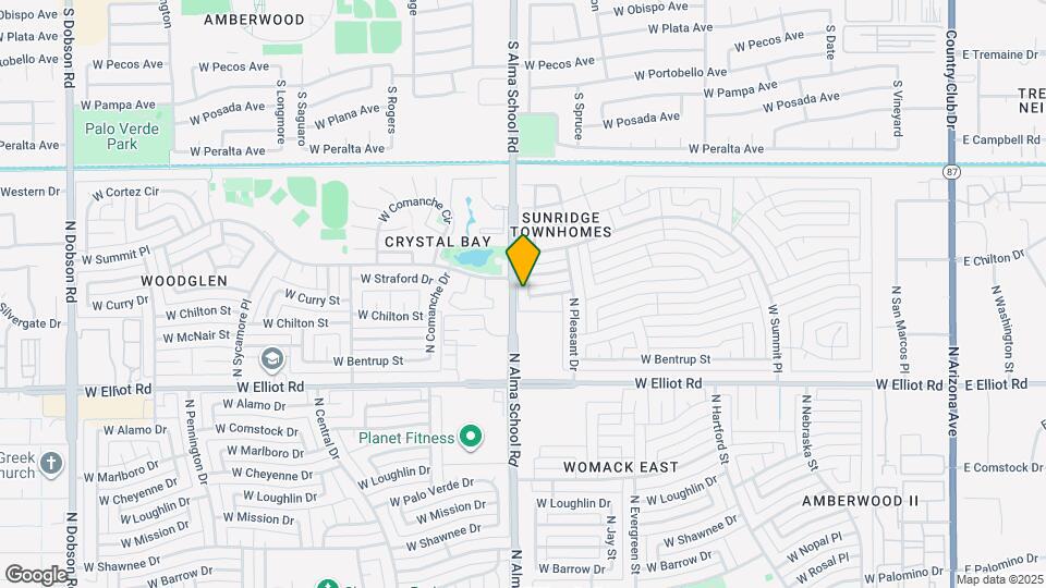 3206 N Emerson St Map and Location Details