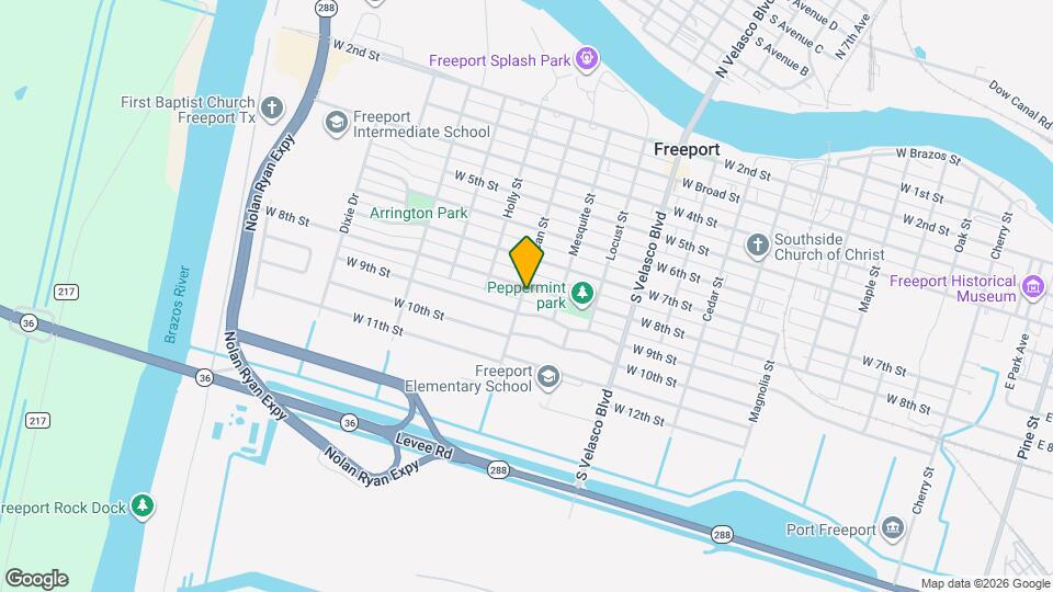 1331 W 8th St Map and Location Details