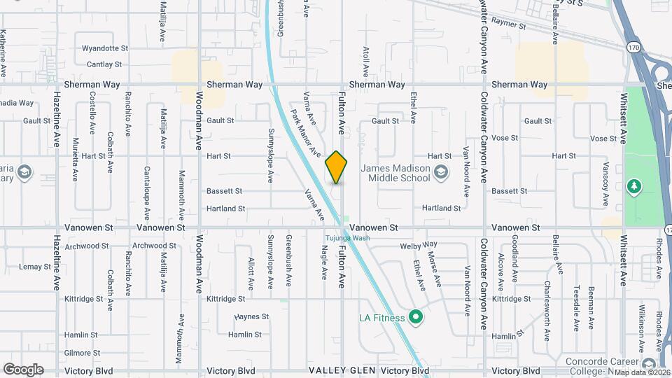 6903 Fulton Ave, Unit 7 Map and Location Details