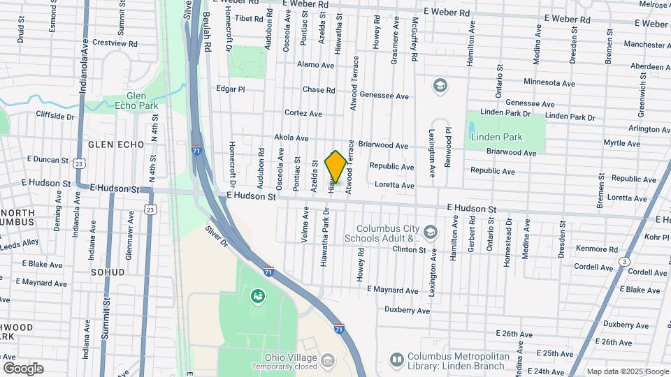 2452 Hiawatha St Map and Location Details