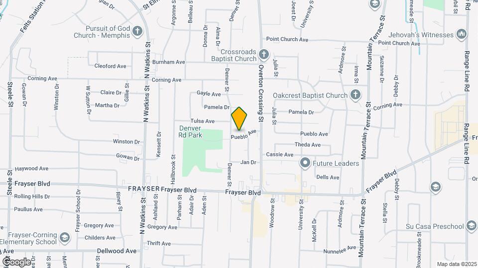 2054 Pueblo Ave Map and Location Details