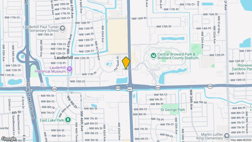 1107 NW 40th Ter Map and Location Details