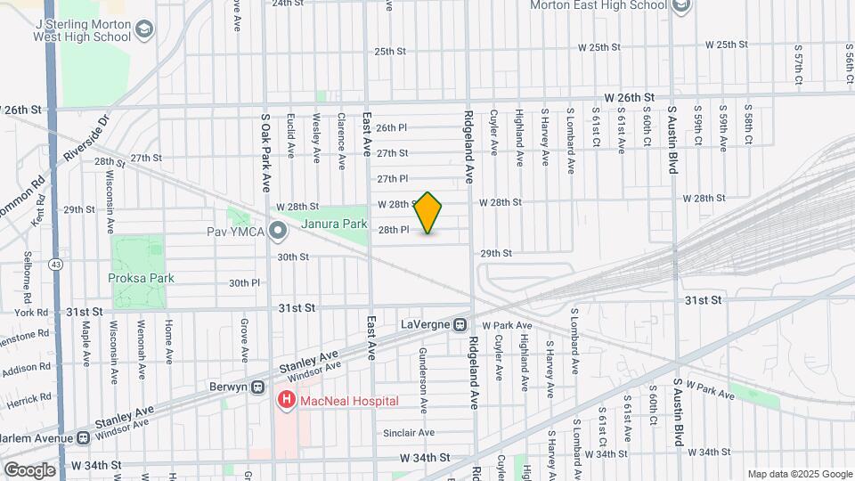 6444 28th Pl Map and Location Details