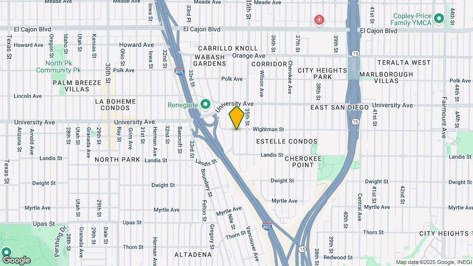 3783 35th St Map and Location Details