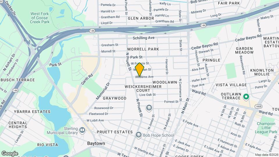 511 Williams Ave Map and Location Details