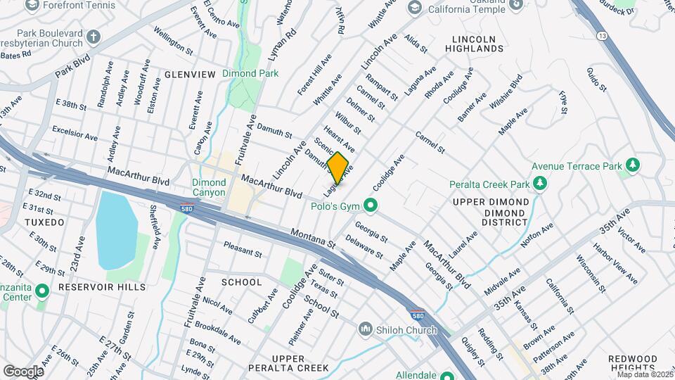 3532 Laguna Ave Map and Location Details