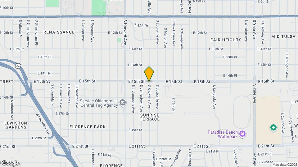 1504 S Knoxville Ave Map and Location Details