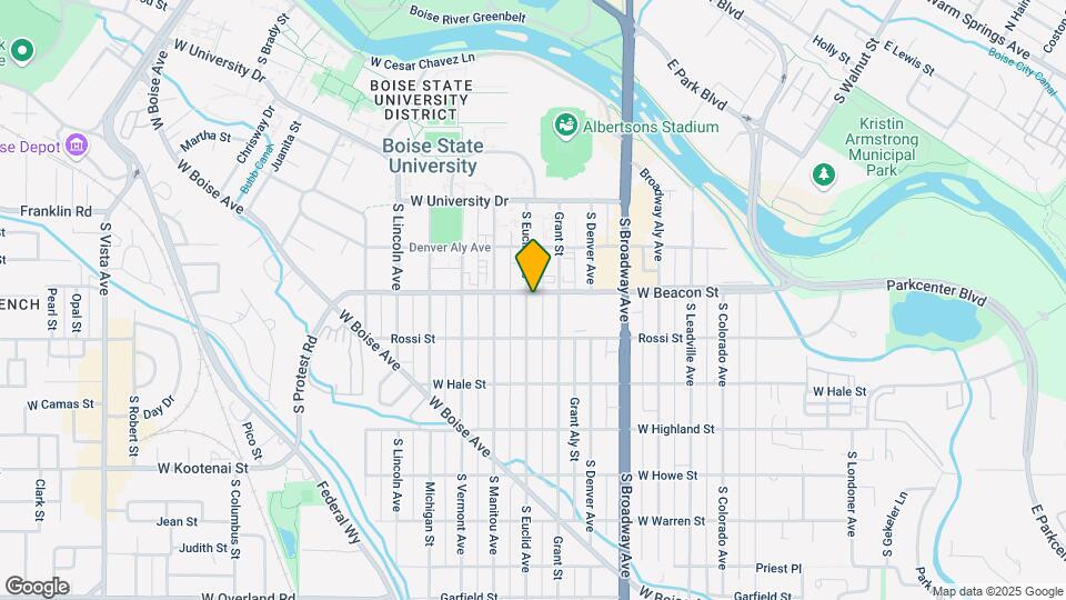 1204-1206 S Euclid Ave Map and Location Details