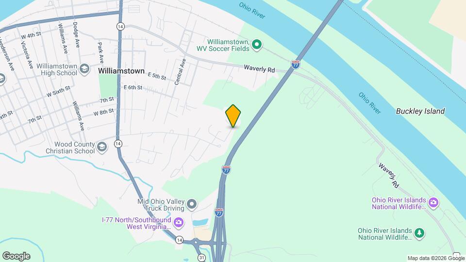 801e Huggins Rd Map and Location Details