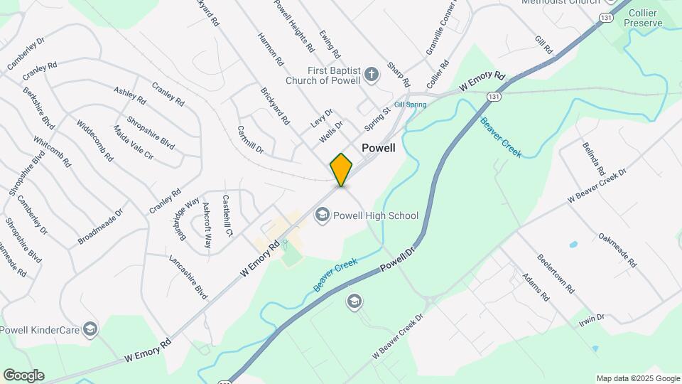 7545 Brickyard Rd Map and Location Details